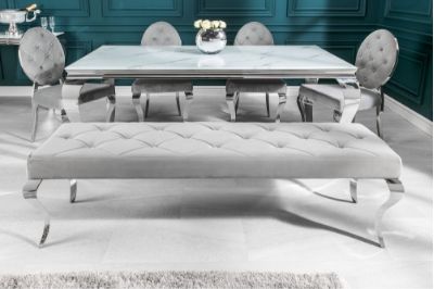 Tapicirana klupa "Sombra de Plata"